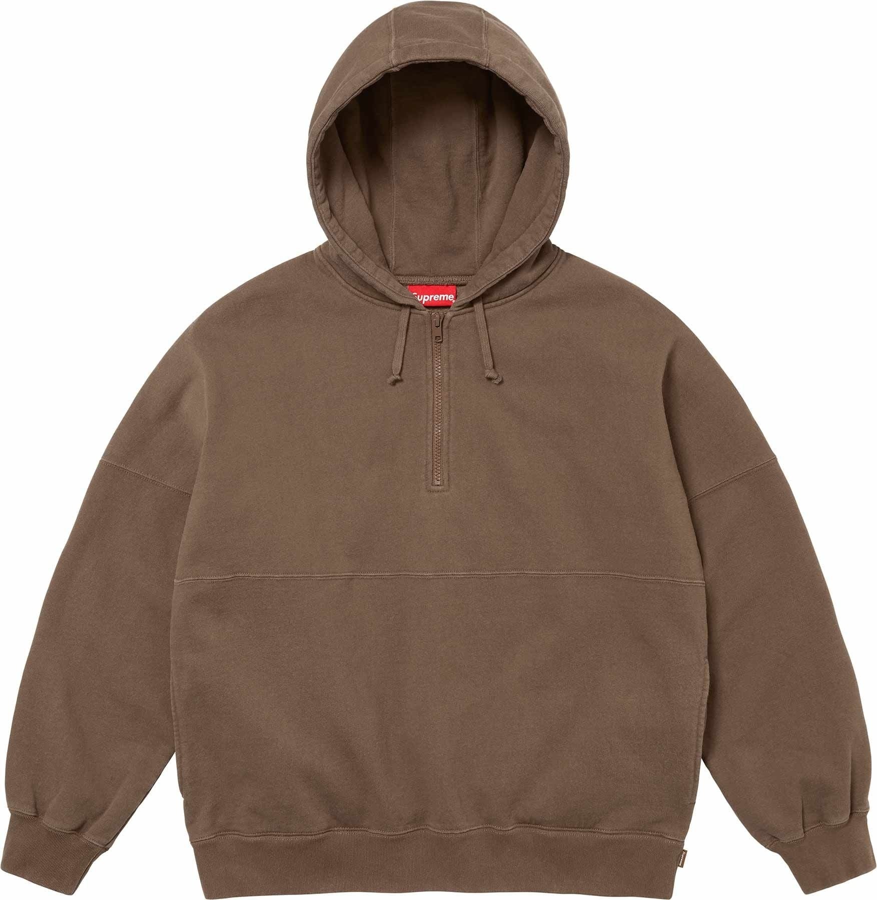 Wrapped Half Zip Hooded Sweatshirt view 5